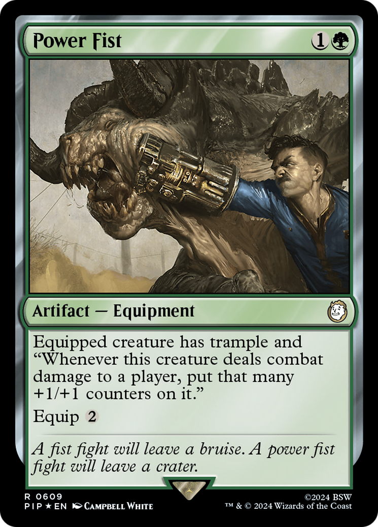 Power Fist (Surge Foil) [Fallout] | Rook's Games and More