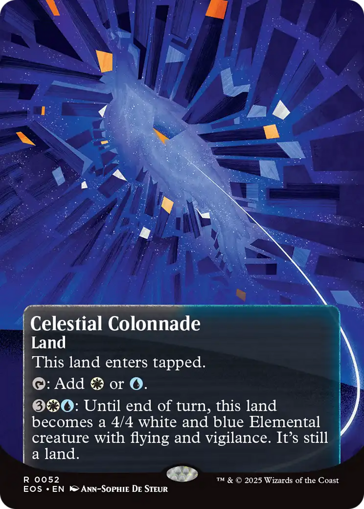 Celestial Colonnade (0052) (Borderless) [Edge of Eternities: Stellar Sights] | Rook's Games and More