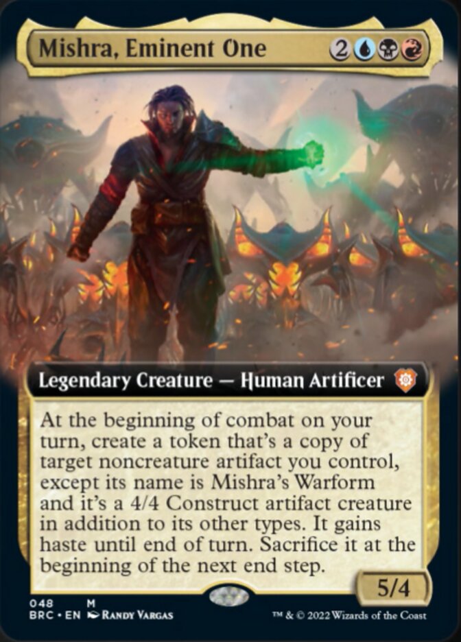 Mishra, Eminent One (Extended Art) [The Brothers' War Commander] | Rook's Games and More