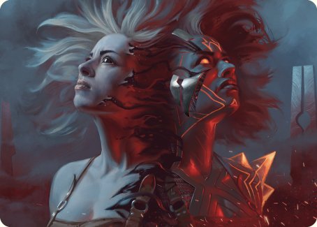 Thrill of Possibility Art Card [Phyrexia: All Will Be One Art Series] | Rook's Games and More