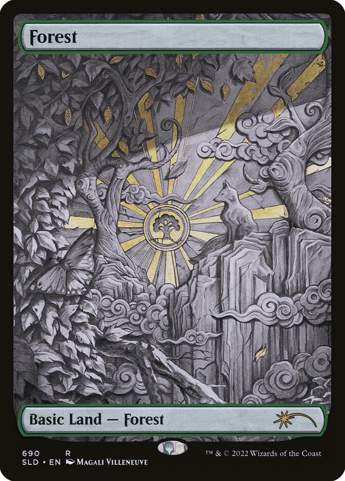 Forest (690) (Sketch) [Secret Lair Drop Promos] | Rook's Games and More