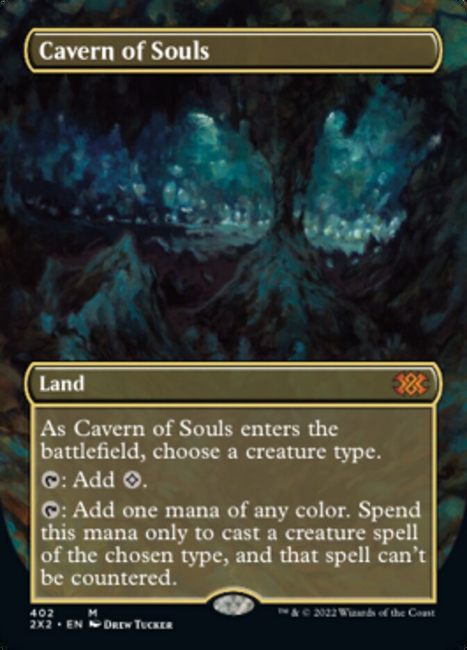 Cavern of Souls (Borderless Alternate Art) [Double Masters 2022] | Rook's Games and More