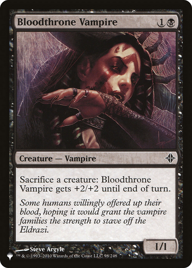 Bloodthrone Vampire [The List Reprints] | Rook's Games and More