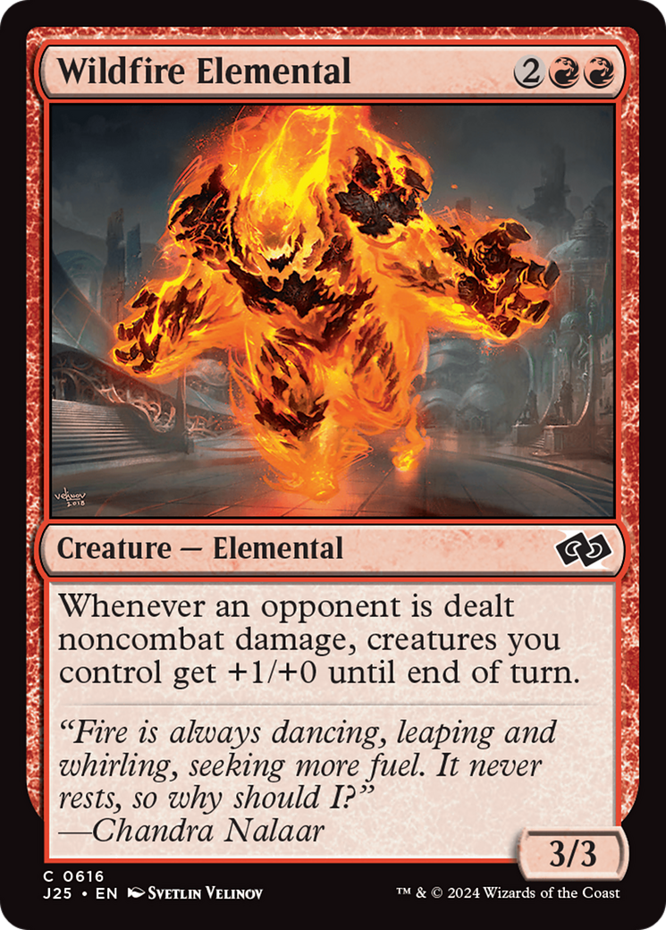 Wildfire Elemental [Foundations Jumpstart] | Rook's Games and More