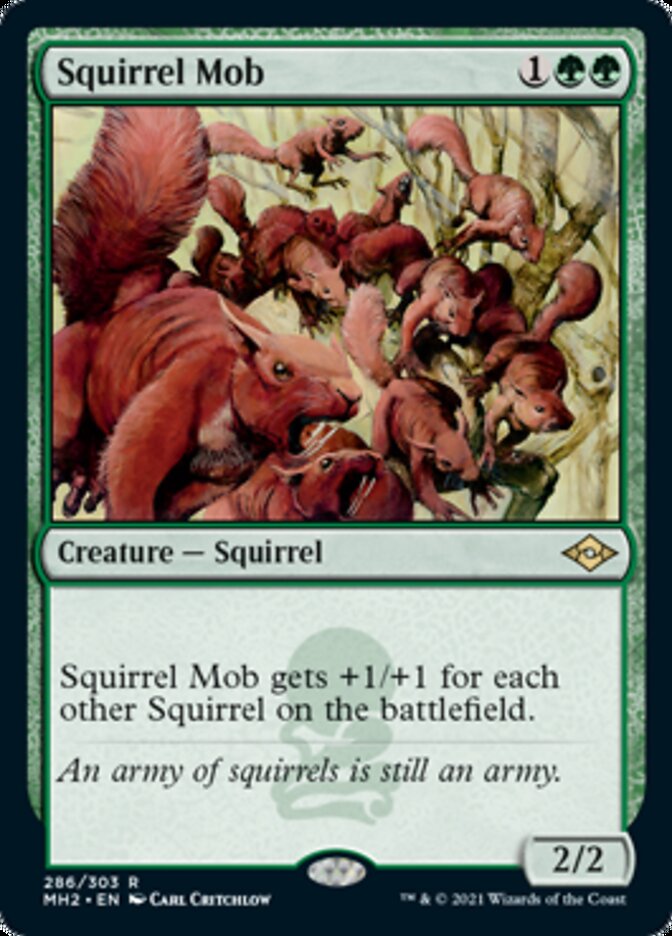Squirrel Mob (Foil Etched) [Modern Horizons 2] | Rook's Games and More