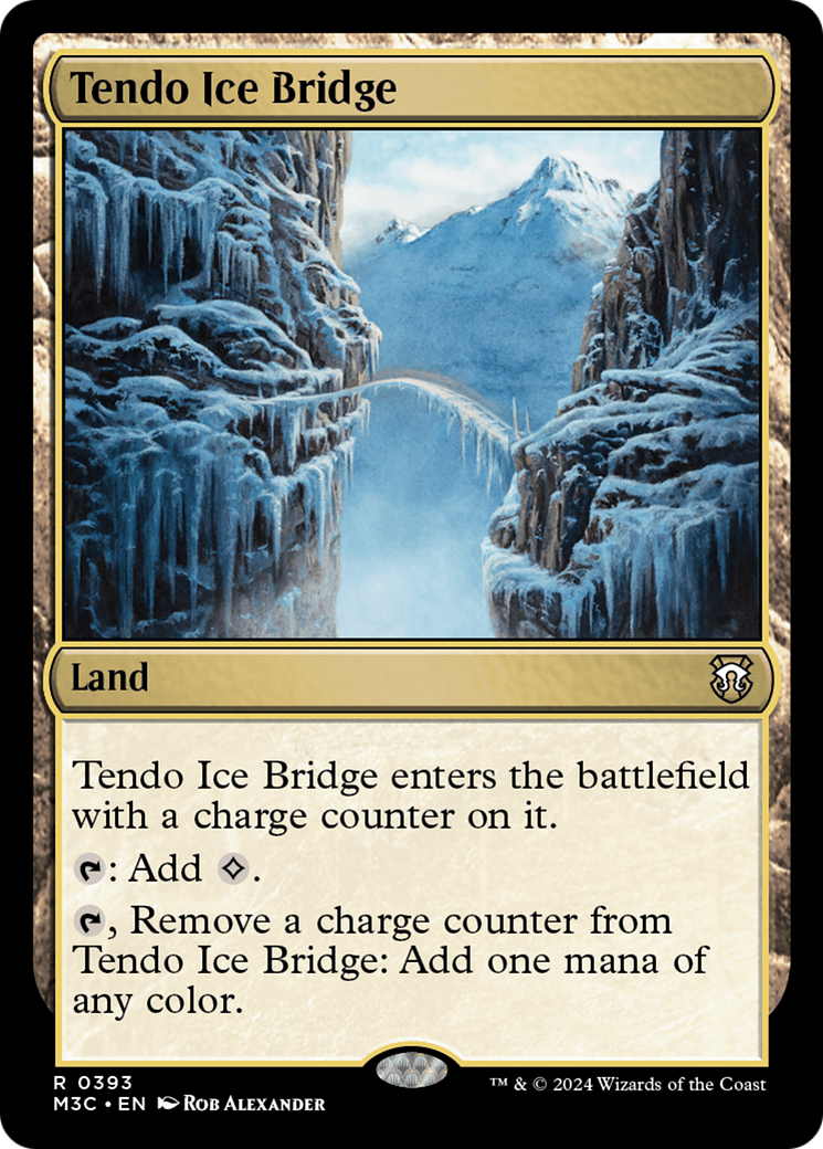 Tendo Ice Bridge (Ripple Foil) [Modern Horizons 3 Commander] | Rook's Games and More