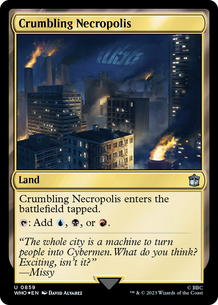 Crumbling Necropolis (Surge Foil) [Doctor Who] | Rook's Games and More