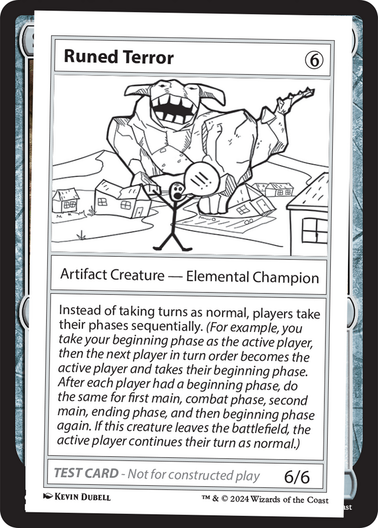 Runed Terror [Mystery Booster 2 Playtest Cards] | Rook's Games and More