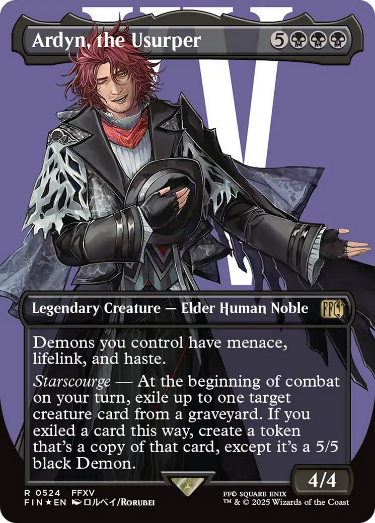 Ardyn, the Usurper (Borderless) (Surge Foil) [FINAL FANTASY] | Rook's Games and More