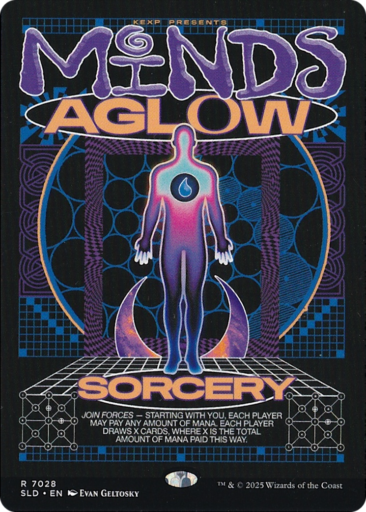 Minds Aglow (Rainbow Foil) [Secret Lair Drop Series] | Rook's Games and More