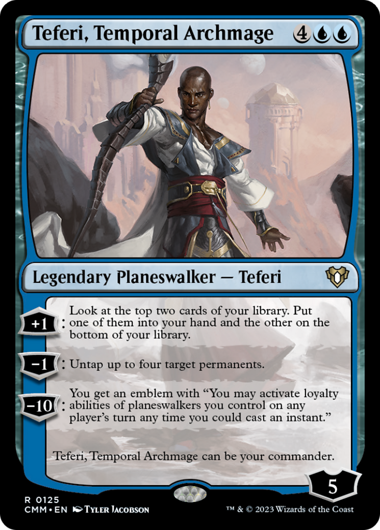 Teferi, Temporal Archmage [Commander Masters] | Rook's Games and More