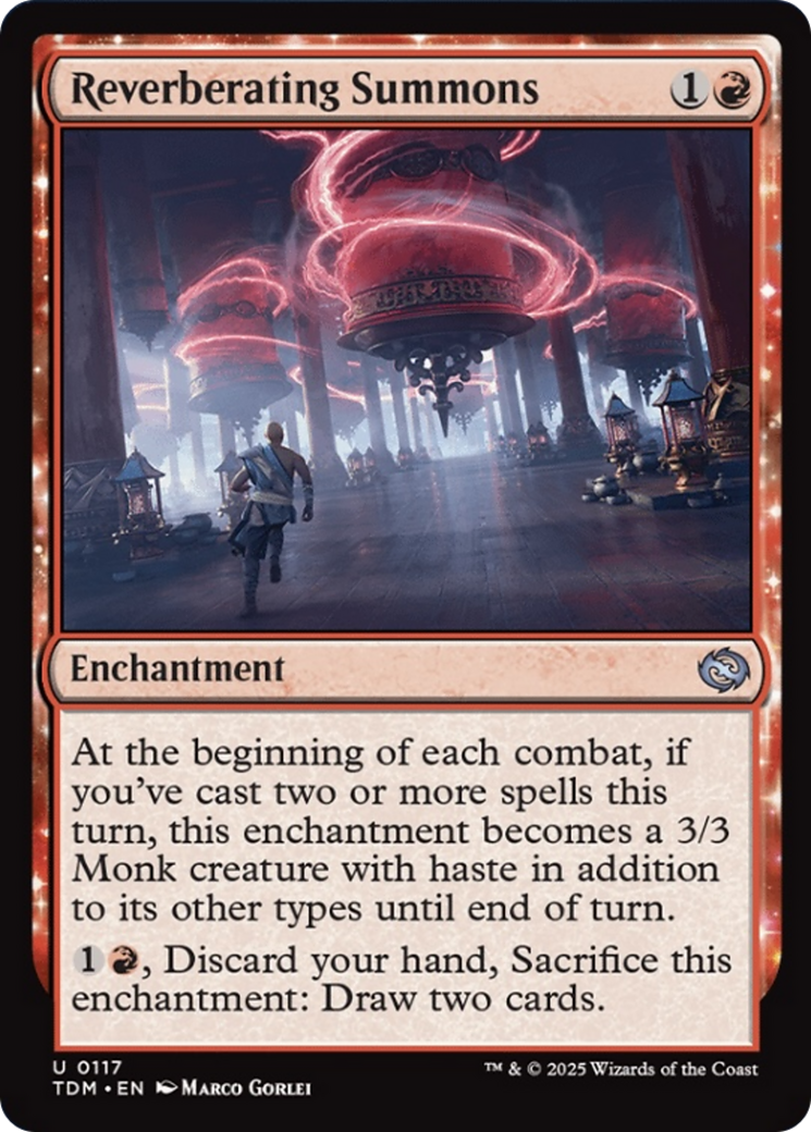 Reverberating Summons [Tarkir: Dragonstorm] | Rook's Games and More