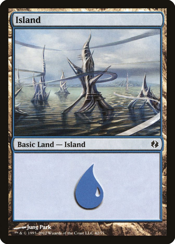 Island (42) [Duel Decks: Venser vs. Koth] | Rook's Games and More