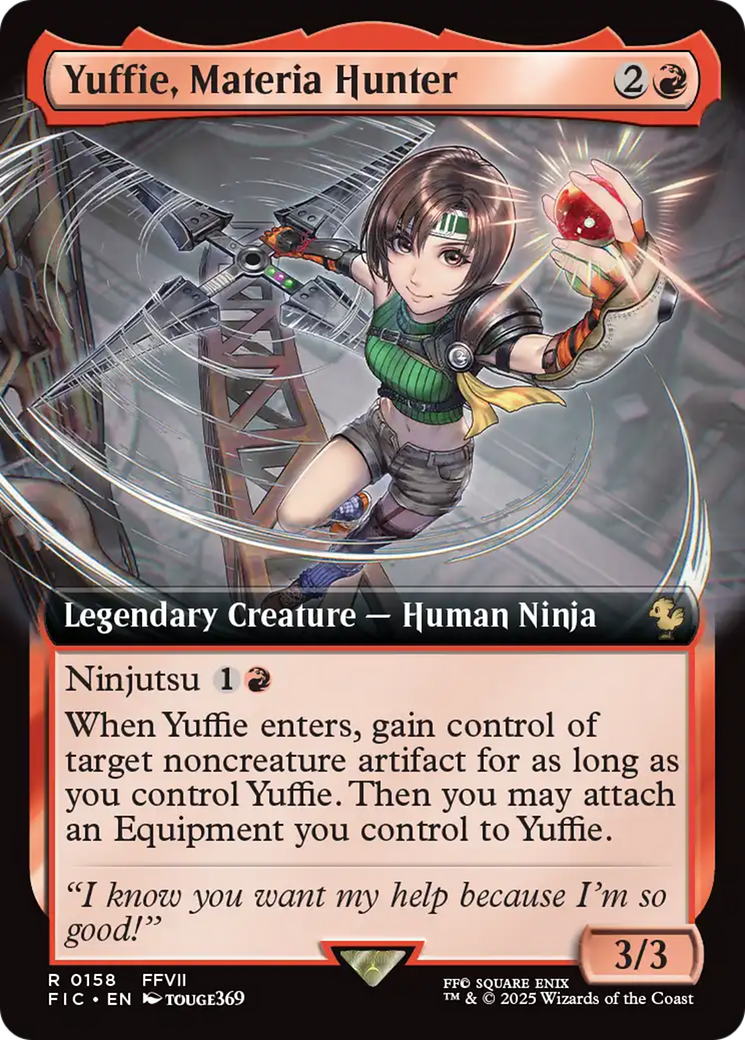 Yuffie, Materia Hunter (Extended Art) [FINAL FANTASY Commander] | Rook's Games and More