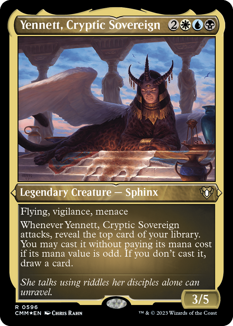 Yennett, Cryptic Sovereign (Foil Etched) [Commander Masters] | Rook's Games and More