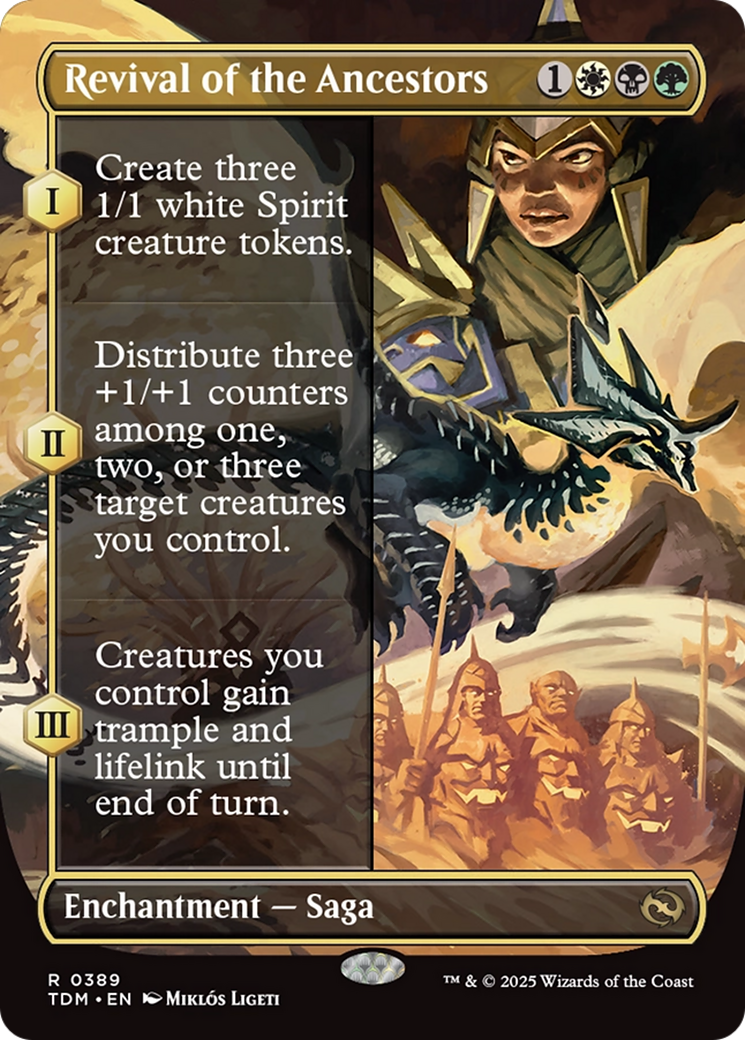 Revival of the Ancestors (Borderless) [Tarkir: Dragonstorm] | Rook's Games and More