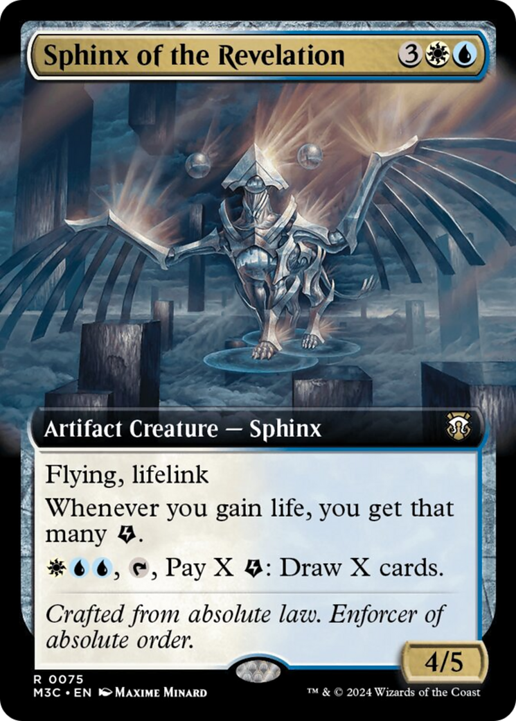 Sphinx of the Revelation (Extended Art) [Modern Horizons 3 Commander] | Rook's Games and More