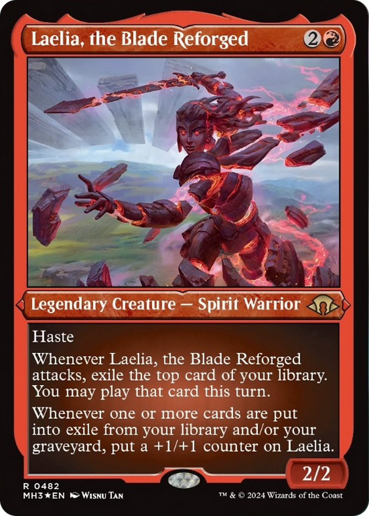 Laelia, the Blade Reforged (Foil Etched) [Modern Horizons 3] | Rook's Games and More