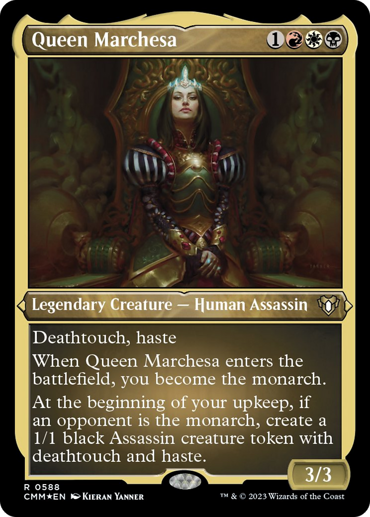 Queen Marchesa (Foil Etched) [Commander Masters] | Rook's Games and More