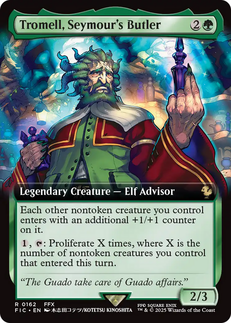Tromell, Seymour's Butler (Extended Art) [FINAL FANTASY Commander] | Rook's Games and More