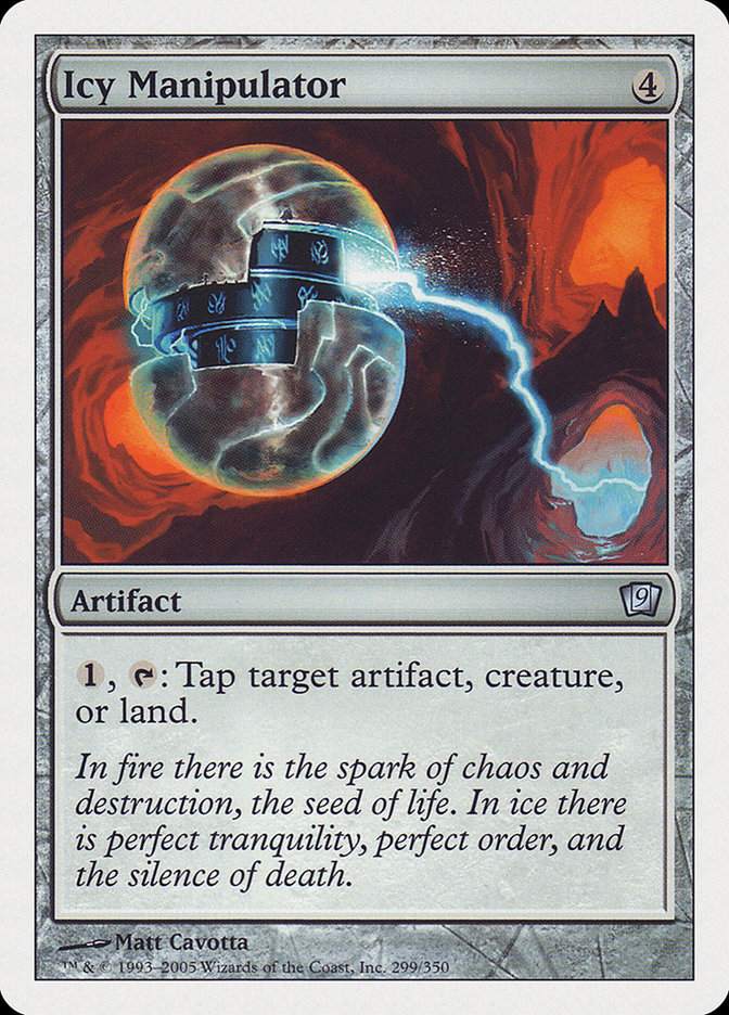 Icy Manipulator (9th Edition) [Oversize Cards] | Rook's Games and More