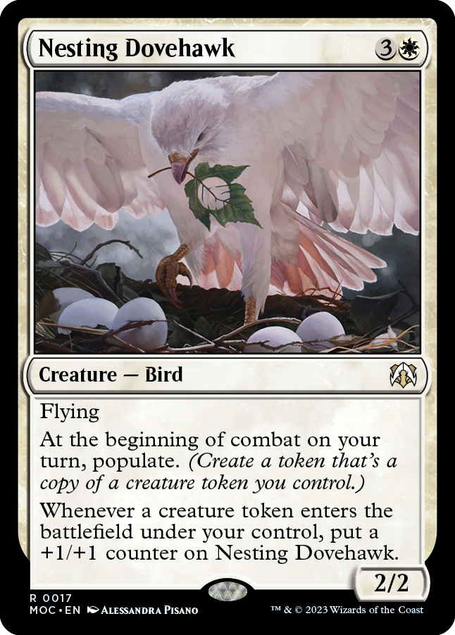 Nesting Dovehawk [March of the Machine Commander] | Rook's Games and More
