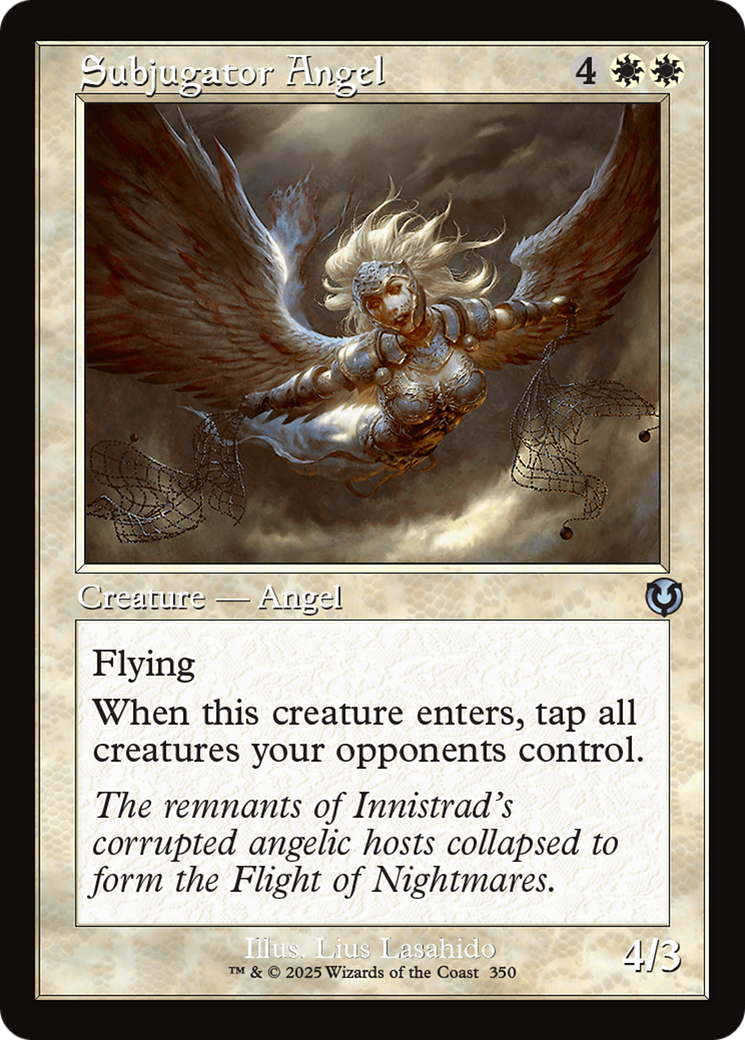 Subjugator Angel (Retro Frame) [Innistrad Remastered] | Rook's Games and More