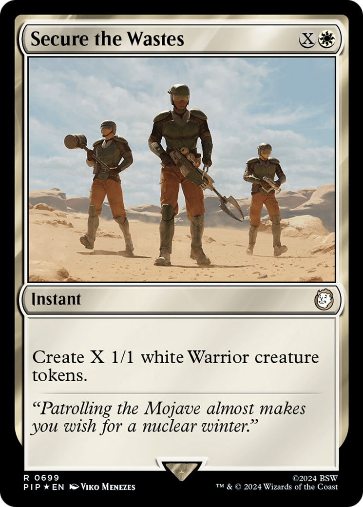 Secure the Wastes (Surge Foil) [Fallout] | Rook's Games and More