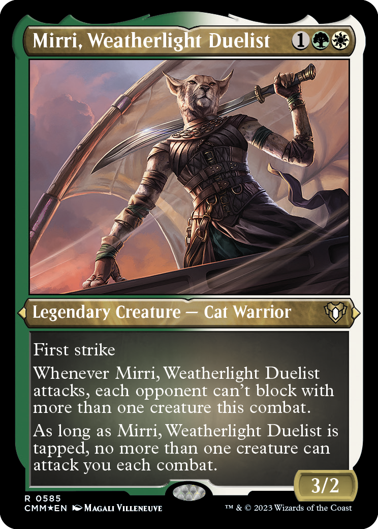 Mirri, Weatherlight Duelist (Foil Etched) [Commander Masters] | Rook's Games and More