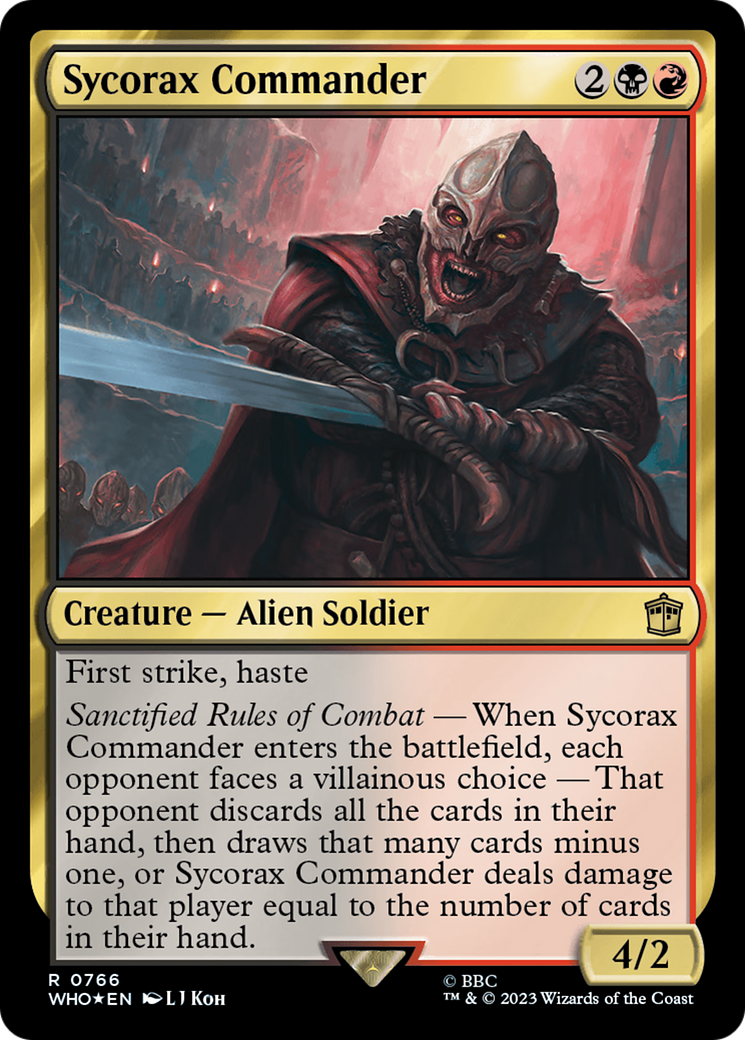 Sycorax Commander (Surge Foil) [Doctor Who] | Rook's Games and More