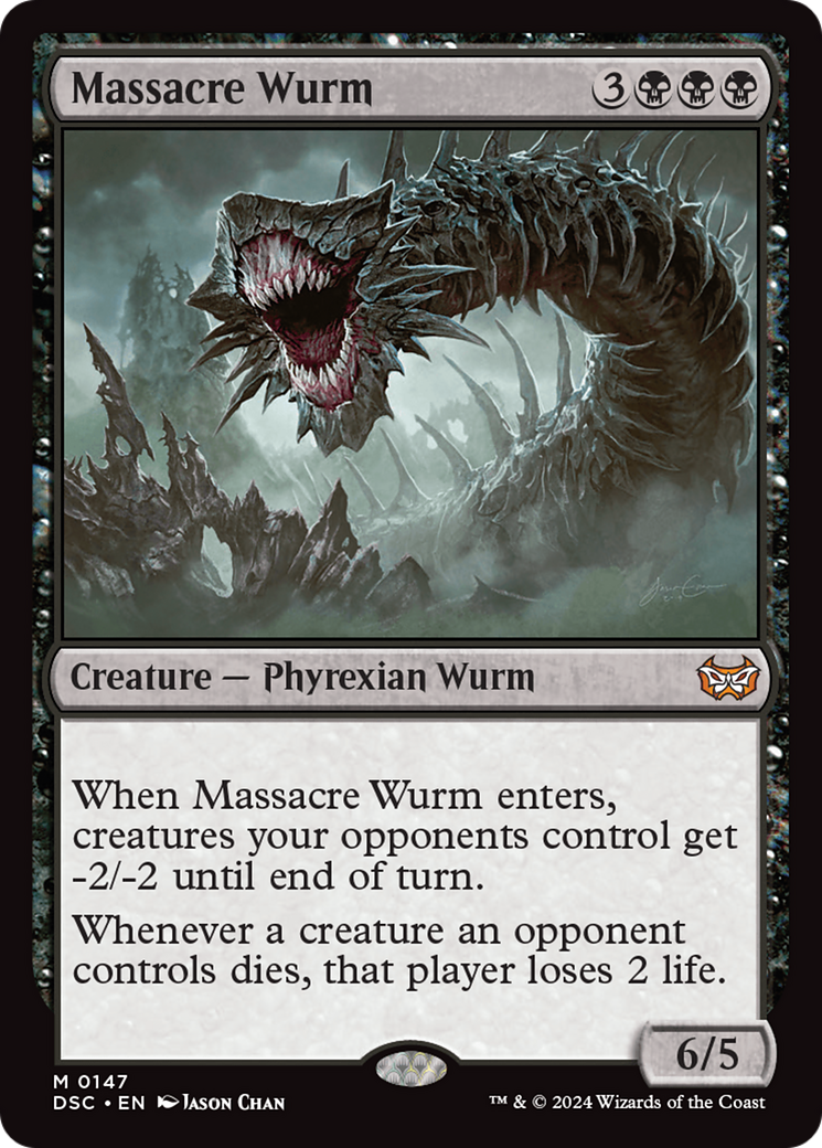 Massacre Wurm [Duskmourn: House of Horror Commander] | Rook's Games and More