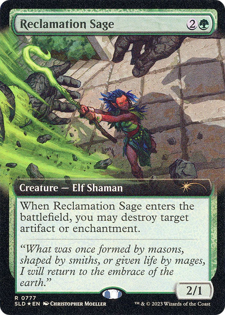 Reclamation Sage (Extended Art) [Secret Lair Drop Series] | Rook's Games and More