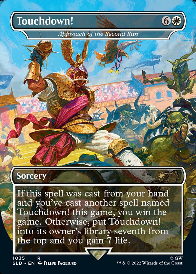 Touchdown! - Approach of the Second Sun (Borderless) [Secret Lair Drop Series] | Rook's Games and More