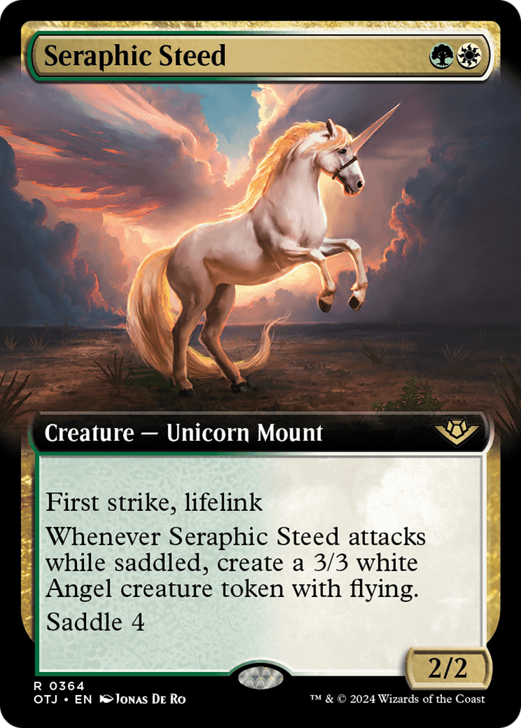 Seraphic Steed (Extended Art) [Outlaws of Thunder Junction] | Rook's Games and More