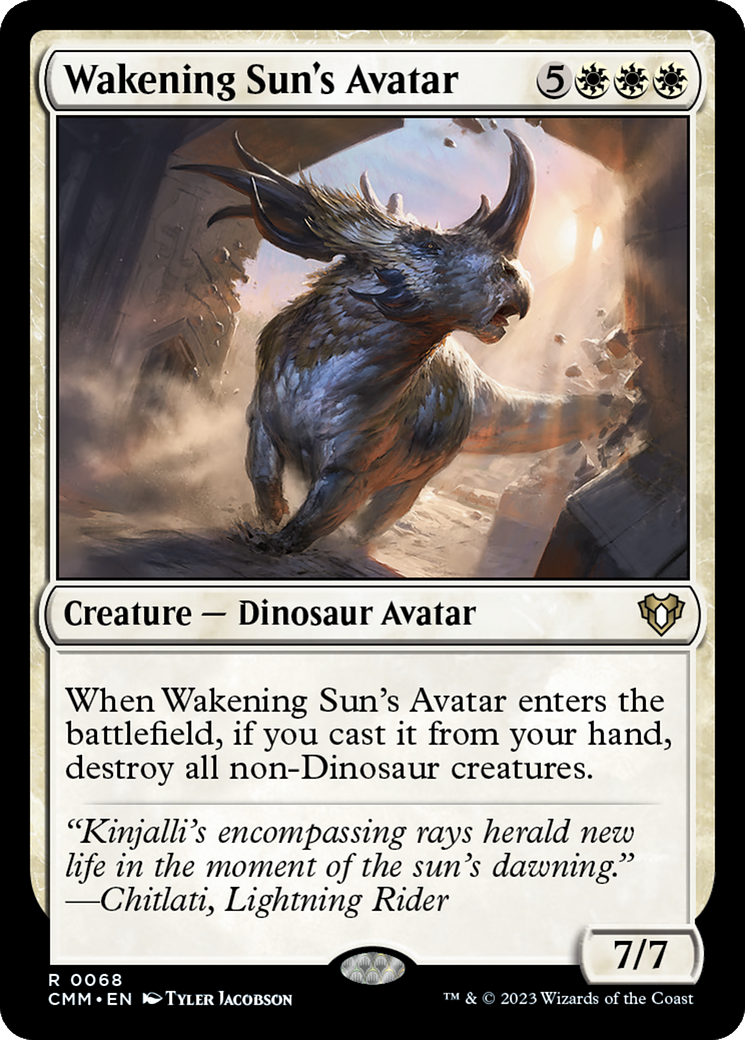 Wakening Sun's Avatar [Commander Masters] | Rook's Games and More