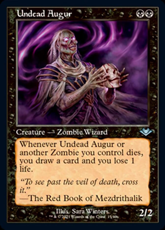 Undead Augur (Retro Foil Etched) [Modern Horizons] | Rook's Games and More