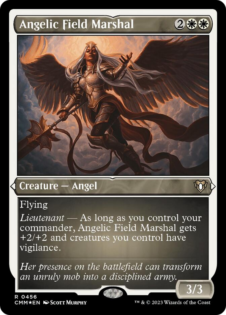 Angelic Field Marshal (Foil Etched) [Commander Masters] | Rook's Games and More