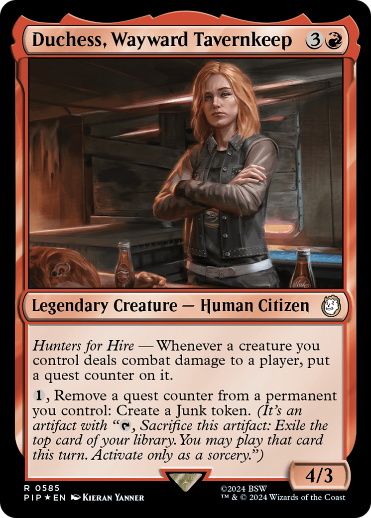 Duchess, Wayward Tavernkeep (Surge Foil) [Fallout] | Rook's Games and More