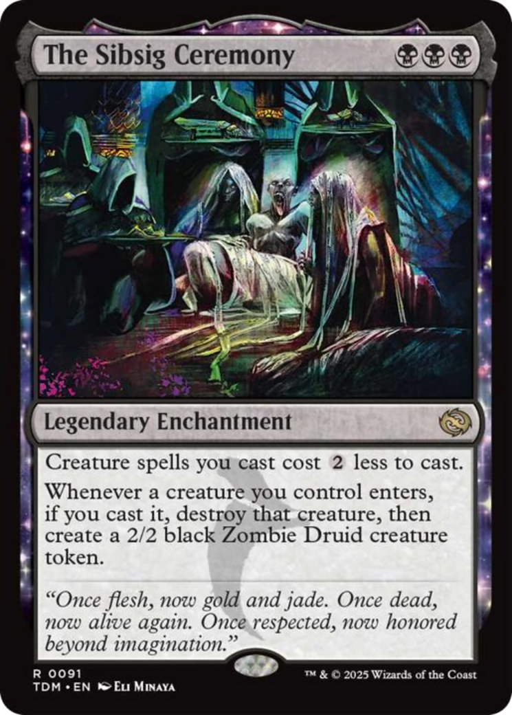 The Sibsig Ceremony [Tarkir: Dragonstorm] | Rook's Games and More
