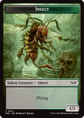 Insect (0013) // Manifest Double-Sided Token [Duskmourn: House of Horror Tokens] | Rook's Games and More