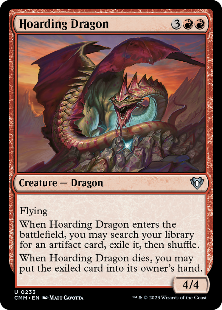 Hoarding Dragon [Commander Masters] | Rook's Games and More