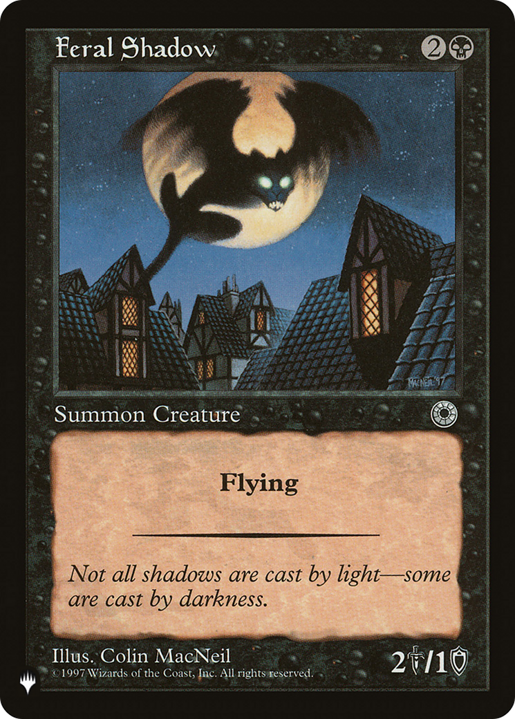 Feral Shadow [The List Reprints] | Rook's Games and More