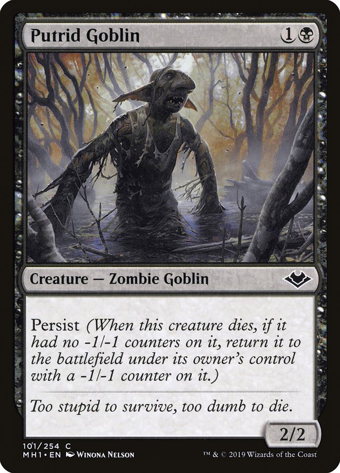 Putrid Goblin [Modern Horizons] | Rook's Games and More