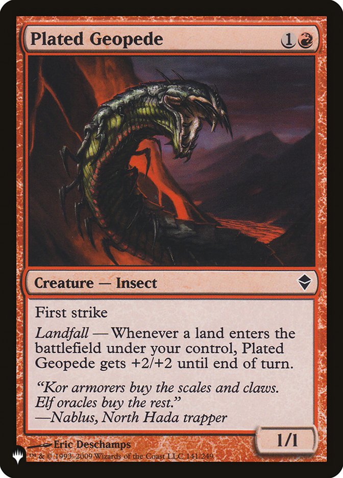 Plated Geopede [The List] | Rook's Games and More