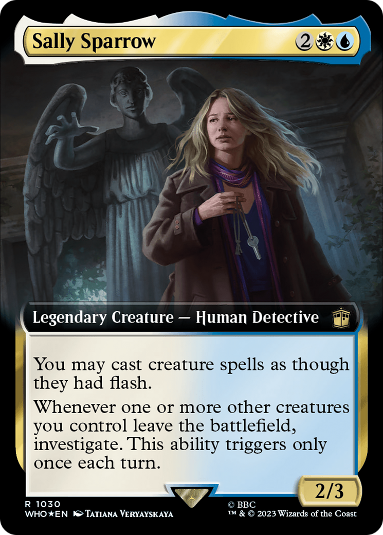 Sally Sparrow (Extended Art) (Surge Foil) [Doctor Who] | Rook's Games and More