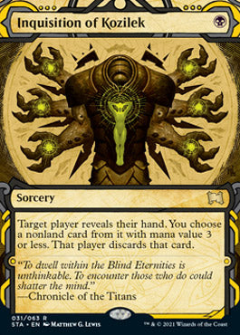 Inquisition of Kozilek (Foil Etched) [Strixhaven: Mystical Archive] | Rook's Games and More