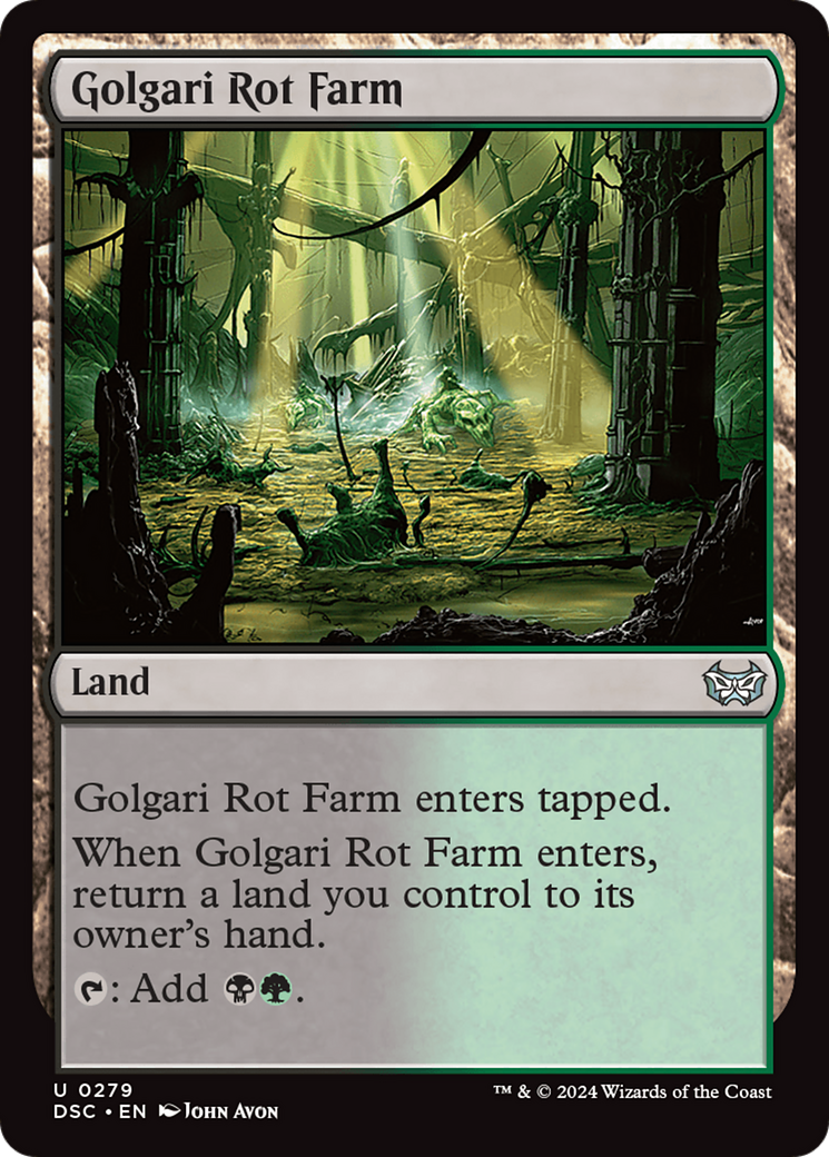 Golgari Rot Farm [Duskmourn: House of Horror Commander] | Rook's Games and More