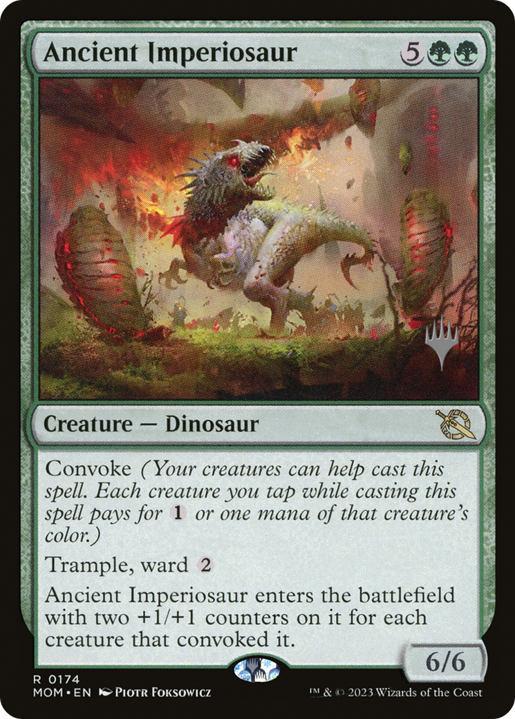 Ancient Imperiosaur (Promo Pack) [March of the Machine Promos] | Rook's Games and More