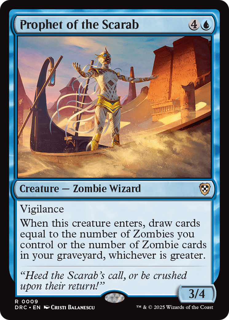 Prophet of the Scarab [Aetherdrift Commander] | Rook's Games and More