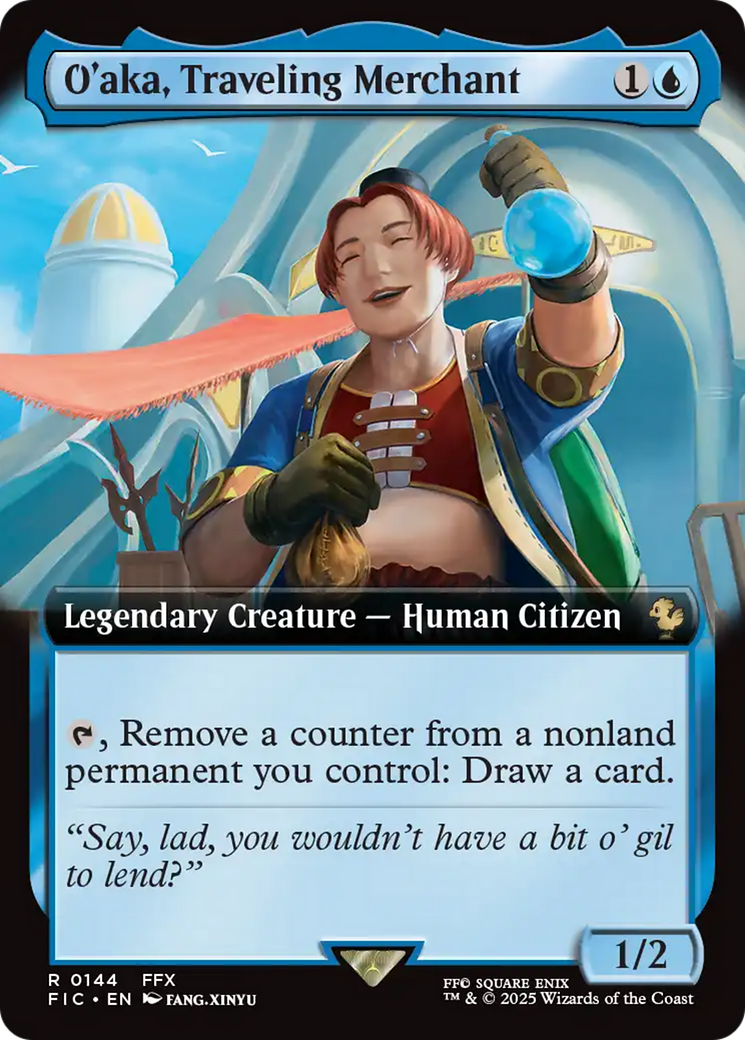 O'aka, Traveling Merchant (Extended Art) [FINAL FANTASY Commander] | Rook's Games and More